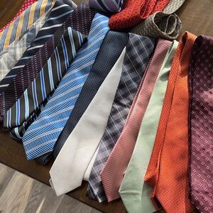 Assorted Men's Ties Collection (Mystery Box of 10 Ties!)